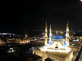 Beirut 48 Mohammed Al-Amin Mosque And Martyrs Square At Night